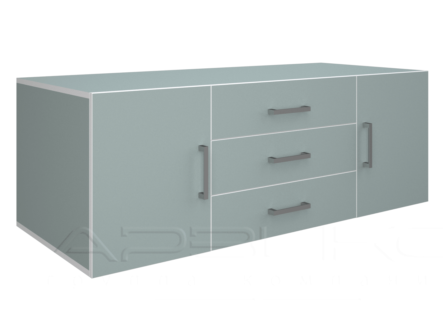 тумба подвесная ЛАБ4 1434х538х476 _1080