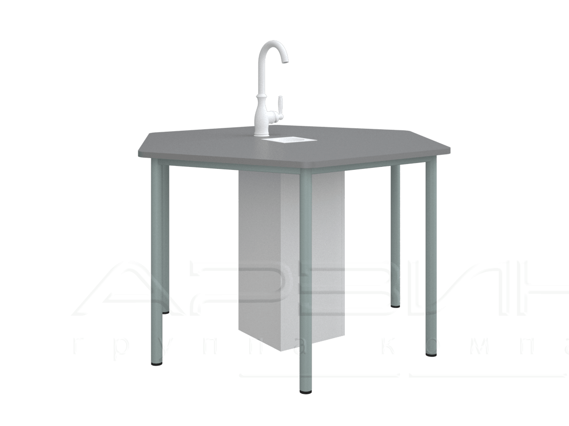 СТОЛ ДЛЯ ГРУППОВЫХ ЗАНЯТИЙ ЛАБ 3 НА 3 ЧЕЛОВЕКА 1360х1200х750_1080