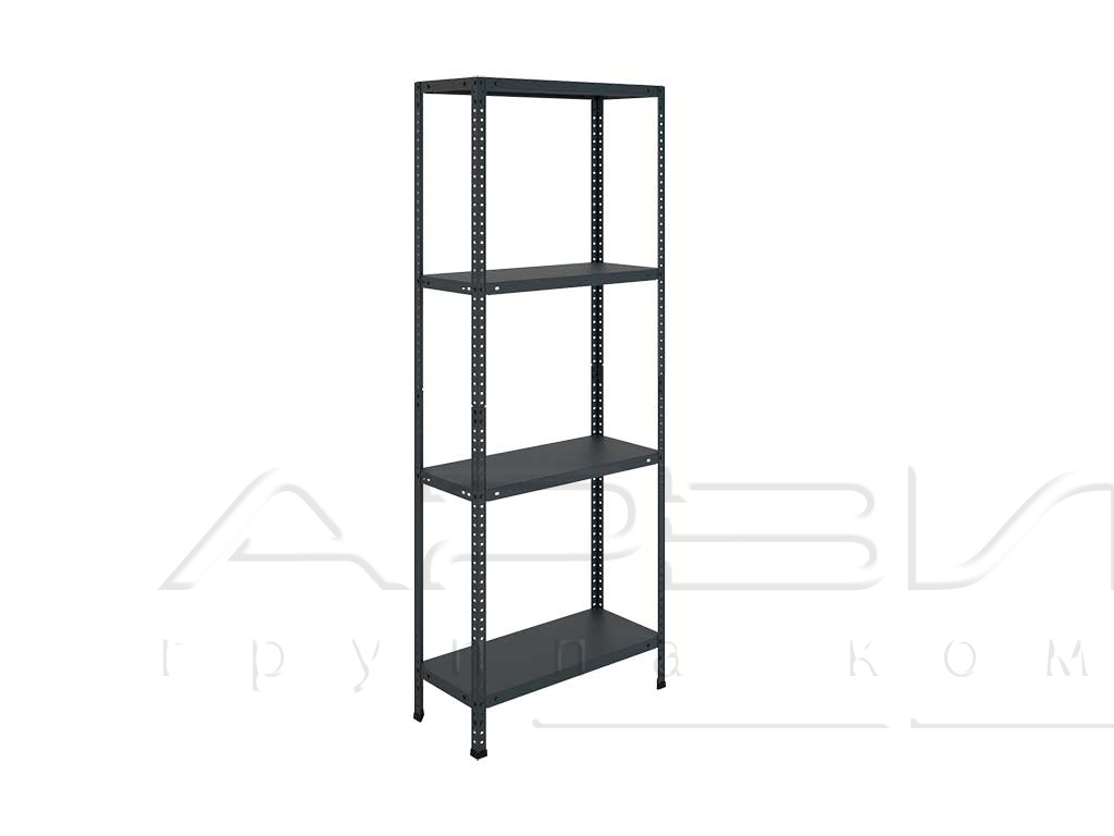 Стеллаж MS 185KD/70x30/4 Black