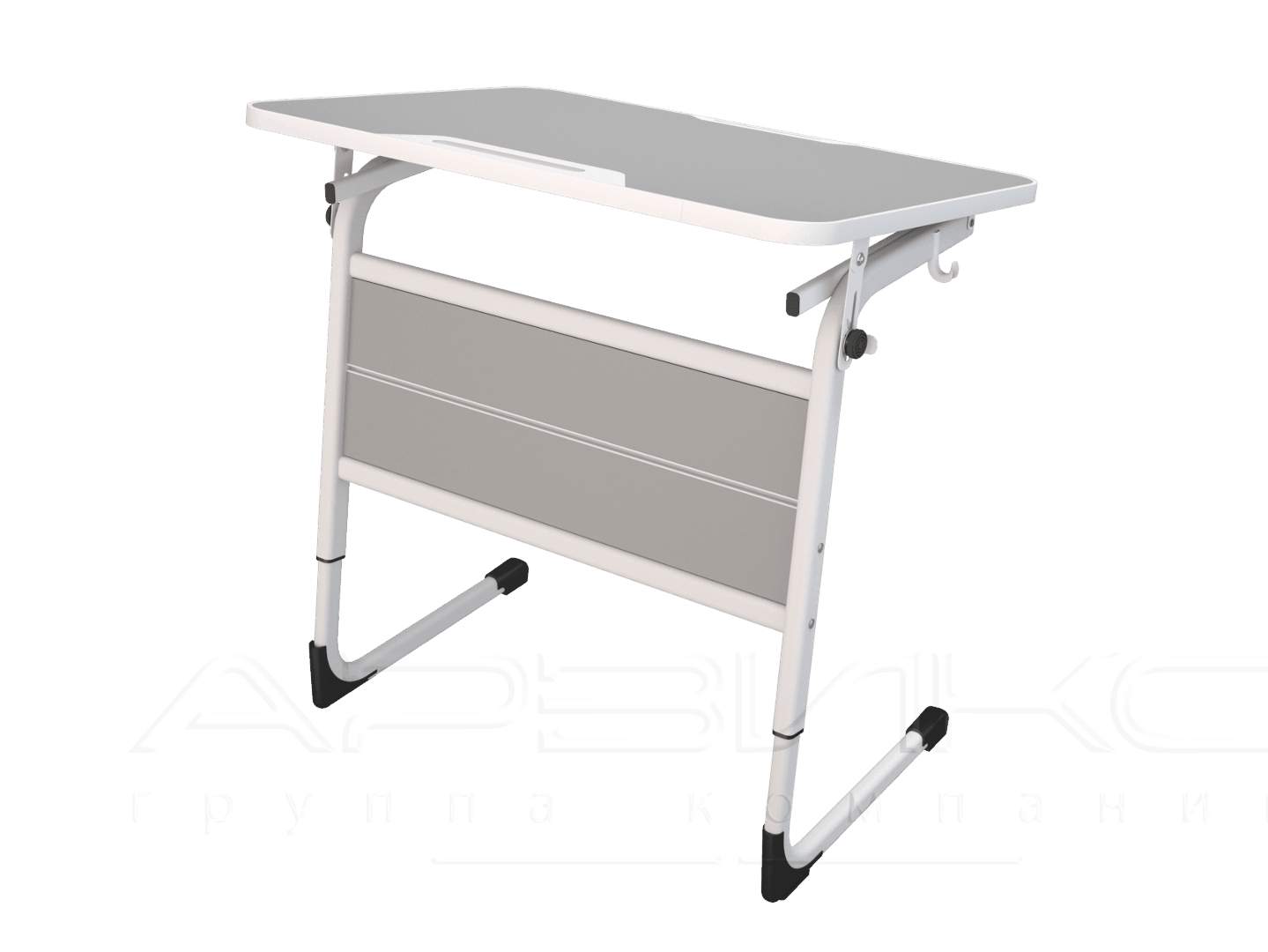 Cтол ученический одноместный разборный регулируемый /с регулируемым углом наклона столешницы/, 3-5гр