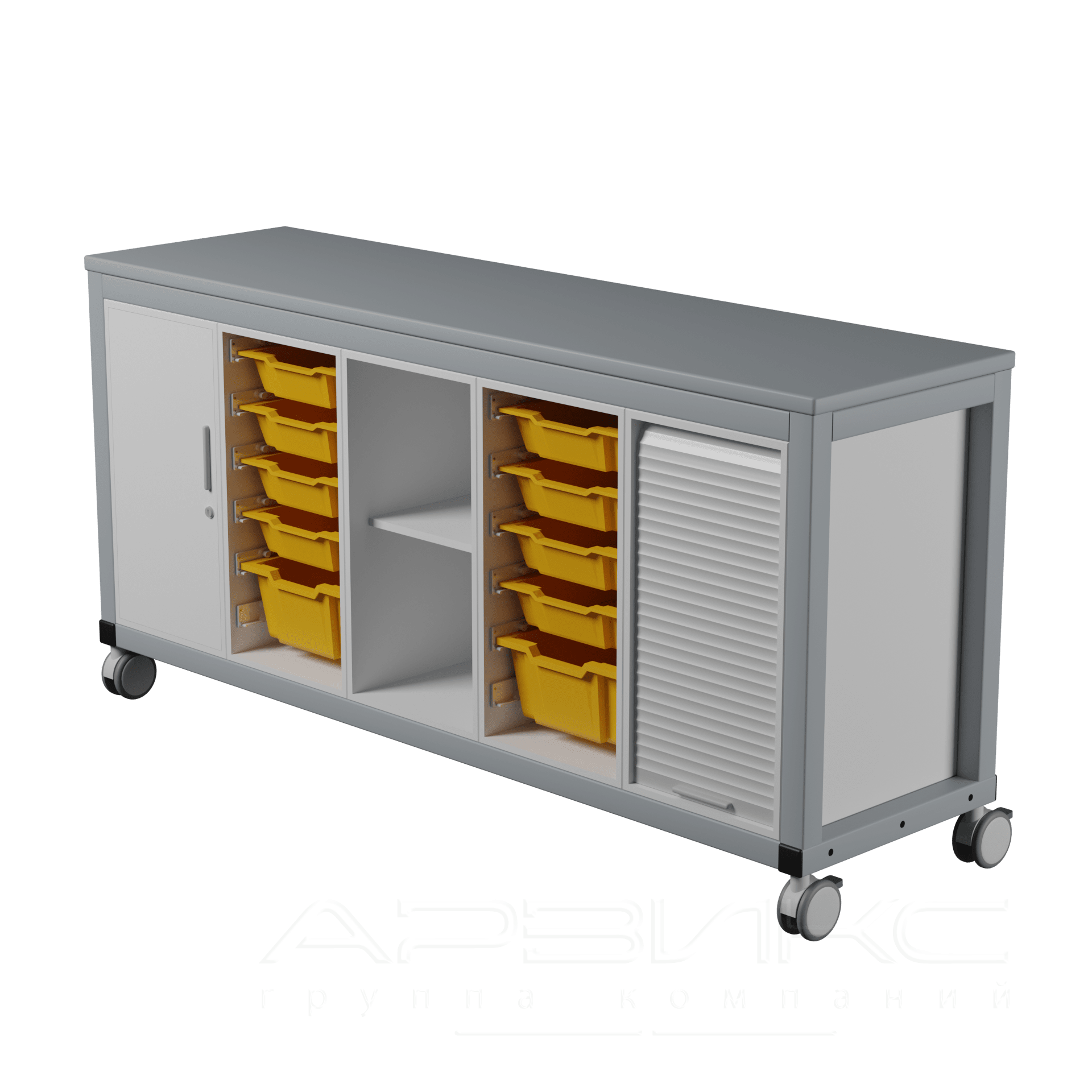система хранения пятисекционная мобильная1