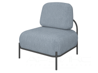 Кресло на металлокаркасе, 765х715х775 мм, Текстиль