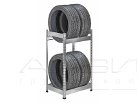 Стеллаж SB 1153х688х525 для хранения 4 шин оцинкованный