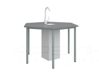 СТОЛ ДЛЯ ГРУППОВЫХ ЗАНЯТИЙ ЛАБ 3 НА 3 ЧЕЛОВЕКА 1360х1200х750_1080