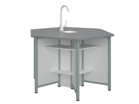 СТОЛ ХИМИЧЕСКИЙ ЛАБ 4 НА 6 ЧЕЛОВЕК 1360х1200х750_1080