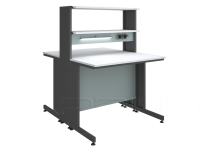 стол островной лабораторный с надстройкой 1200х1500х900_1080