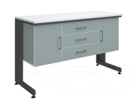 стол лабораторный с тумбой ЛАБ4 1500х600х900_1080