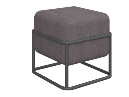 Пуф на металлокаркасе 1, 400*400*450 мм, Текстиль