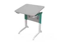 Стол ученический одноместный, 5-7 гр.роста, с регулировкой угла наклона столешницы